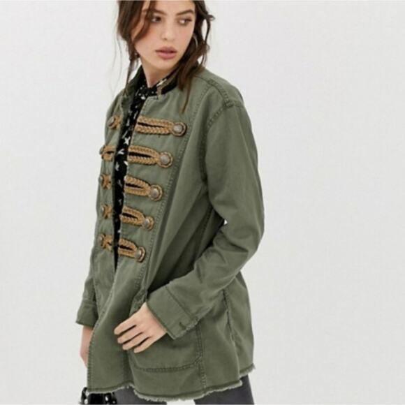 Free People Military Passenger XS Jacket - Picture 1 of 9